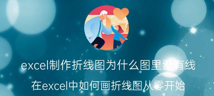 excel制作折线图为什么图里没有线 在excel中如何画折线图从零开始？